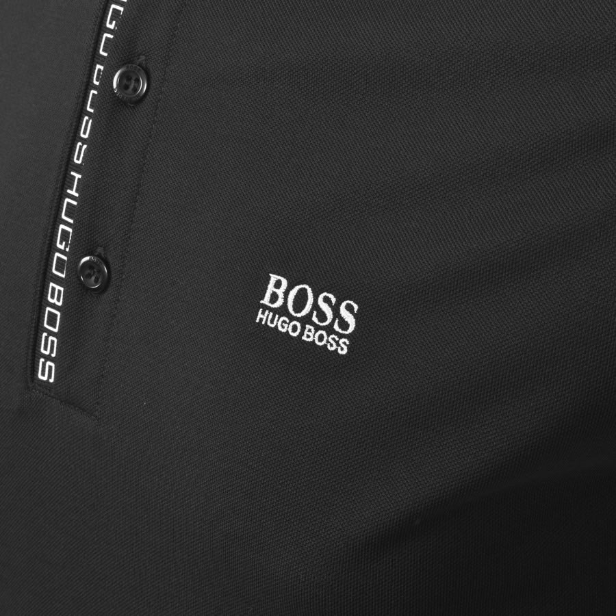Alternative Image for ProductBOSS Pleesy 4 Long Sleeved Polo T Shirt Black3